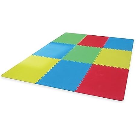 Verdes Jumbo 9-Piece Foam Play Mat 
