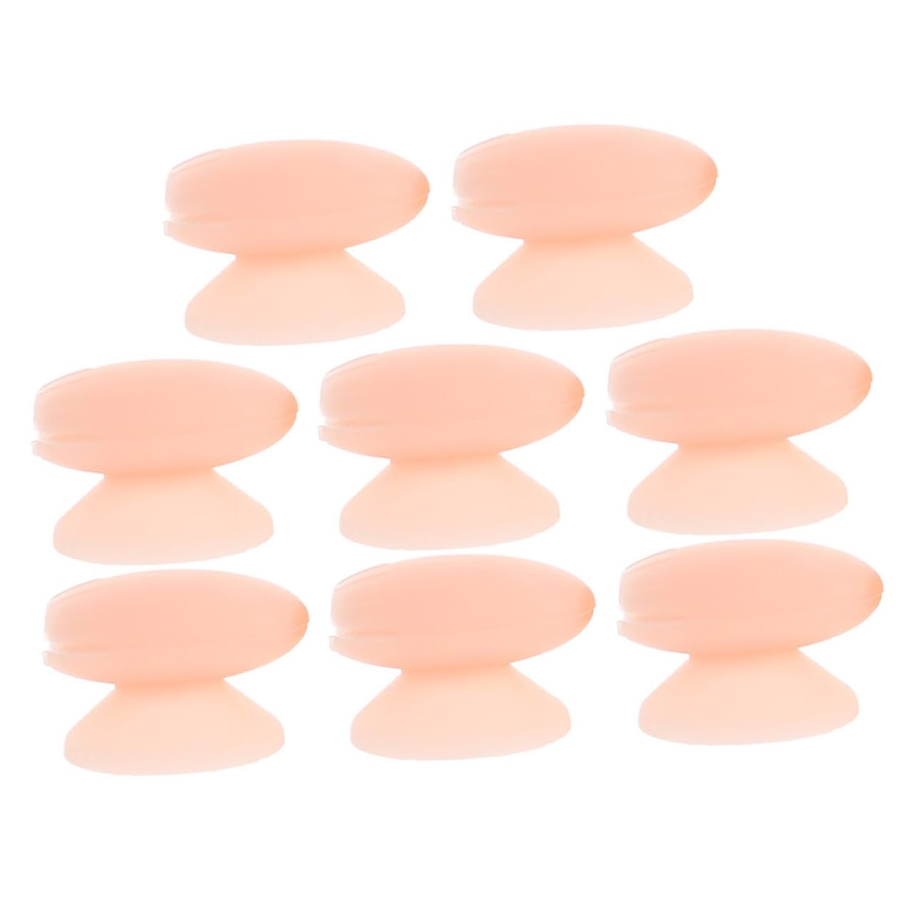 SOESFOUFU Silicone Lip Brush Cover Set 8pcs Lip Brush Protectors for Anti-lost Easy to Carry