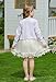Yekaty Girls Cardigan White Sweaters Size 7-8 Lightweight Long Sleeve Shrugs for Dresses
