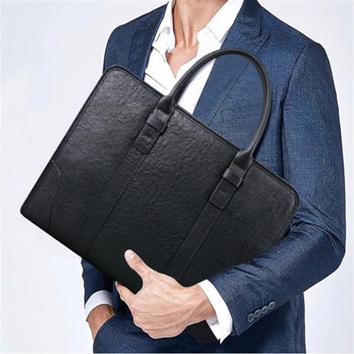 Cowhide Bag Crossbody Handbag Tote Men's Handbag Large Capacity Horizontal Briefcase3