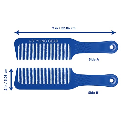 Peines para cabello Styling Gear 9.5 in azules 2 pzas miniatura 2