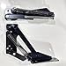 YIDELAI - Spring Hinge (2 Pair) 90 Degree Folding Lifting Bracket, Sofa Bed Hinge, Suitable for Cabinet Doors, Furniture Storage Boxes (black2)