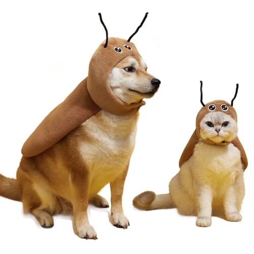 Disfraz de cucaracha para perro talla Large marrón