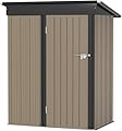 Metal Storage Shed,Outdoor Storage Building,Large Backyard Sheds with Lockable Doors,Waterproof Outside Storage Shed