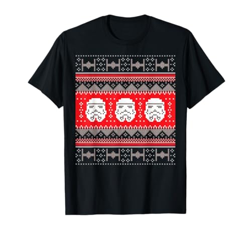 T-shirt Star Wars Trooper Tie Fighter style pull de Noël moche pour homme