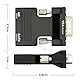 PKOUVOO HDMI auf vga Unidirektional HDMI-Computer auf VGA-Monitor Adapter (Buchse auf Stecker) hdmi zu vga Adapter mit 3,5mm Audio Kabel für PC Laptop PS4 PS3 Xbox HDTV und mehr
