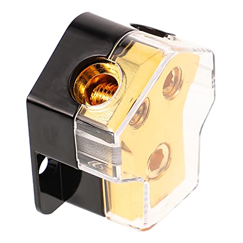 NUOBESTY Power Distribution Block for Car Audio Ground Splitter for Automotive Truck Input to Output Durable and Resistant Design