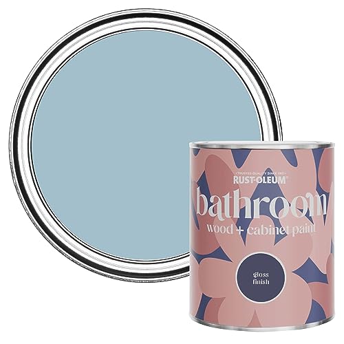 Rust-Oleum Blue Moisture Resistant Bathroom Wood and Cabinet Paint in Gloss Finish - Nan's Best China 750ml