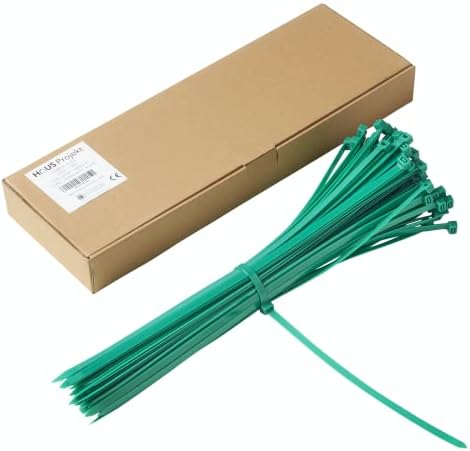 Haus Projekt Black 100x2.5mm Small Cable Ties, 100pcs Premium Industrial Multi-Purpose Plastic Small Zip Tie Wraps, Indoor and Outdoor Use, Cable Management Wires, Office, Zip Ties Black Plastic Ties