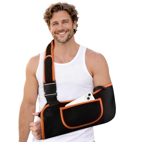 Image of Arm Sling Shoulder Immobilizer for Men & Women, Rotator Cuff Support Brace
