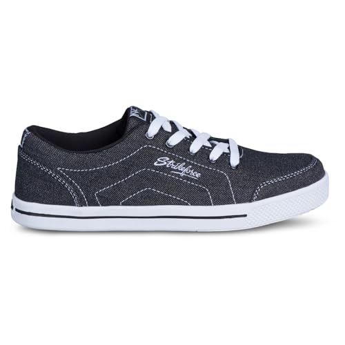 Strikeforce Laguna Black/Denim Women's Bowling Shoe with FlexSlide Technology for Right or Left Handed Bowlers3
