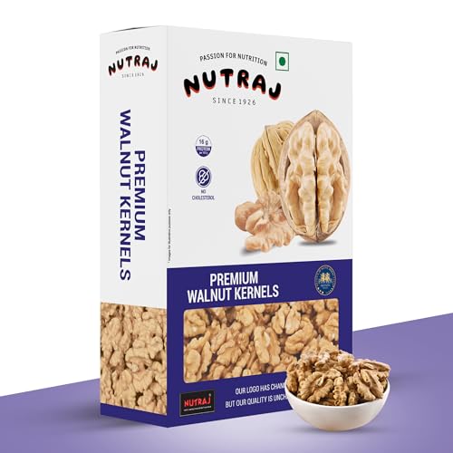 Image of Nutraj California Walnut Kernels Without Shell 800g (200g x 4) Pack | Akhrot Giri |Dry Fruits | Nuts | Grocery Items.