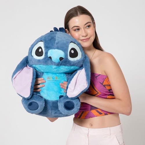Image of ADORA Stitch Soft Toy for Kids Cuddly Alien Soft Toy with Floppy Ears, Big Size 55 cm Dark Blue Lovable and Huggable Plush Soft Toy, Stitch Plush Toys Cute and Comfortable Stuffed Animal Soft Toy