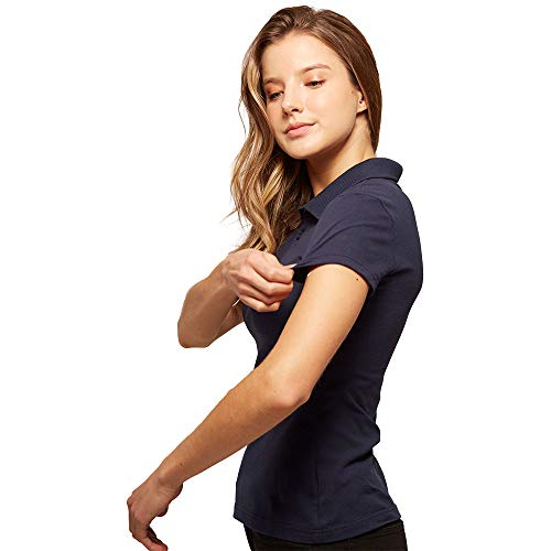 Polo Feminina; Basicamente; Feminino; Marinho XGG