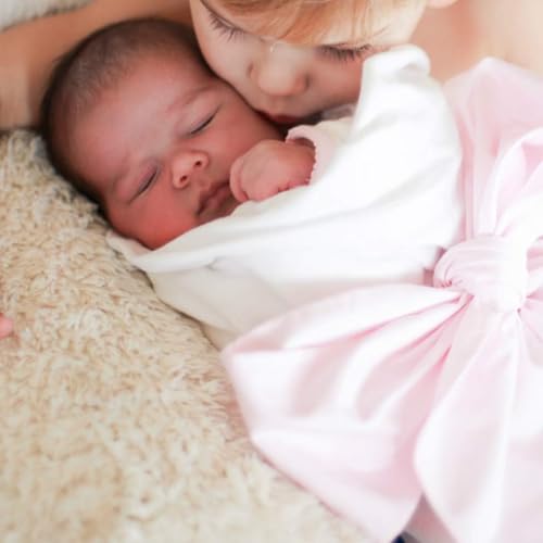 Image of Newborn Swaddle Sash Maternity Bow Sash Baby Swaddle Photography Shoot Prop - 4#