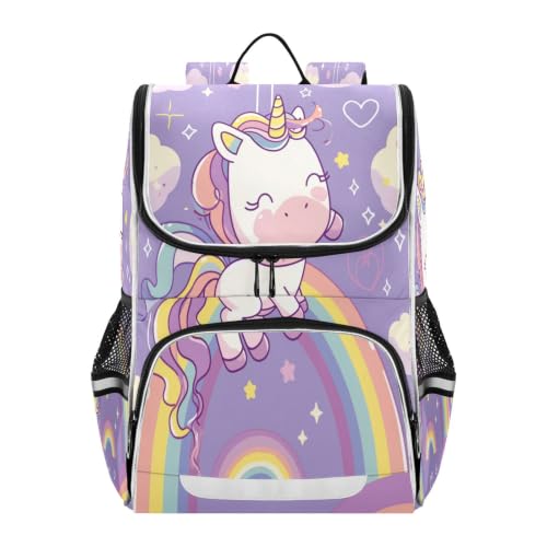 Sac à dos licorne grand volume pour soulager le dos des écoliers
