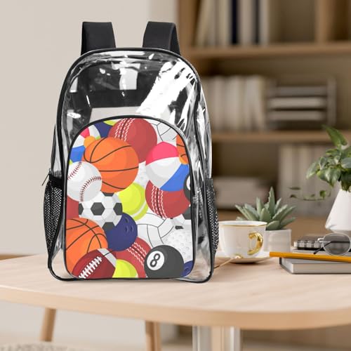 Sac transparent renforcé imperméable pour activités de plein air