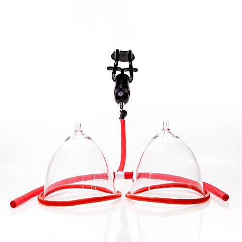 Brustpumpe Brustsauger - mit hoher Saugkraft - abnehmbare Brustpumpe – ideal als Bondage BDSM Schröpfen Sexspielzeug - Sex Toy Spielzeug für Frauen, Männer und Paare