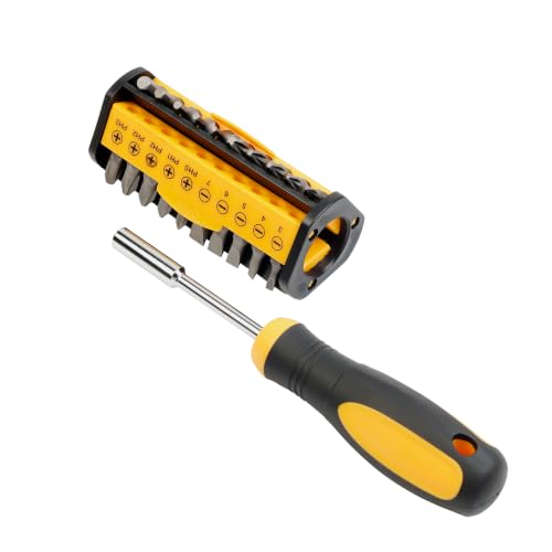 Image of Spartan 31 in 1 Precision Screwdriver Set | Compact Magnetic Repair Tool Kit with Assorted Bits & Storage Case for Mobile, Laptop, Watch, Camera, Electronics & DIY Use