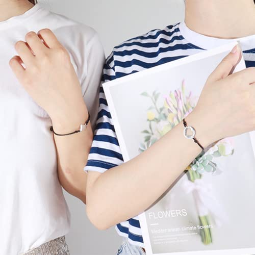 YANCHUN Mommy and Me Bracelets Mother Daughter Bracelets Set for 2 Cutout Butterfly Heart Matching Bracelet for Daughter from Mom2