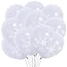 50Ct Winter Snowflake Latex Balloons - Christmas Winter Wonderland/Xmas/Holiday Birthday Baby Shower Wedding First Birthday Party Supplies Decorations Favors Snowflakes Home Outdoor Decor