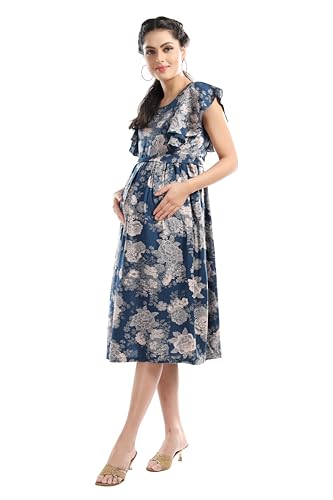 Image of AV2 Women Maternity Feeding Dress | Feeding Kurti | Nursing Dress -5071