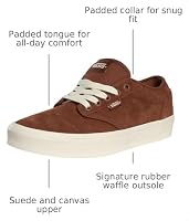Vans Men's Atwood Low-Top Shoe, Suede Basics Tortoise Shell, 12 — image 7