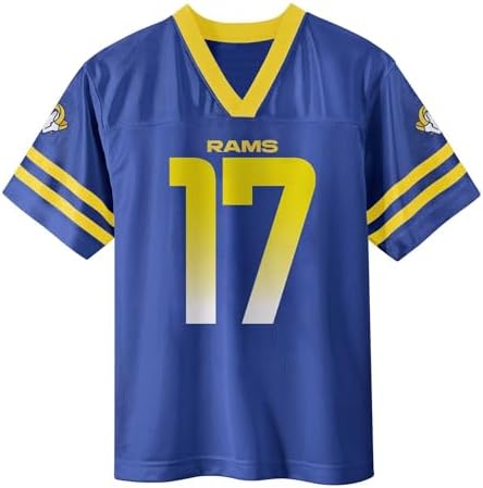 Puka Nacua Los Angeles Rams Blue #17 NFL Kids Youth 4-20 Nome e