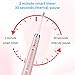 Sonic Electric Toothbrush Rechargeable for Adults, USB Rechargeable Waterproof Sonic Electric Toothbrush,4 Modes with Build in 2 Mins Timer,2 Replacement Heads Included (Pink)