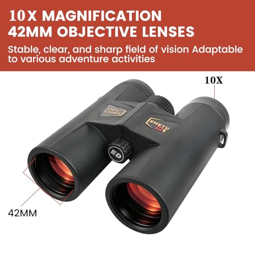 Binoculares profesionales ED 10x42 para adultos miniatura 2
