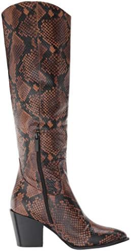 Calvin Klein Women's MASSIE Knee High Boot, Cuoio/Dark Walnut, 6 | Image 5