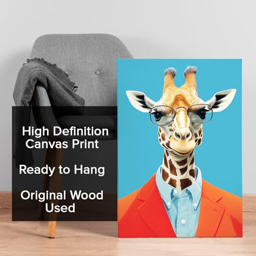 Image of PAPER PLANE DESIGN Canvas Gallery Wrap Framed Painting | Wall Art for Living Room, Bedroom, and Office Decor | Ready to Hang | Size 20 In x 30 In (B)