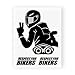 4R Quattroerre.it 6341 Adesivo Respect for Biker
