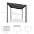 PURPLE LEAF Louvered Pergola w/Sloped Roof 8' x 10' Aluminum Patio Pergola