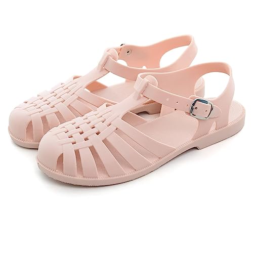 Image of Hee grand Crystal Jelly Heel Sandals for Women Summer Beach Jelly Shoes
