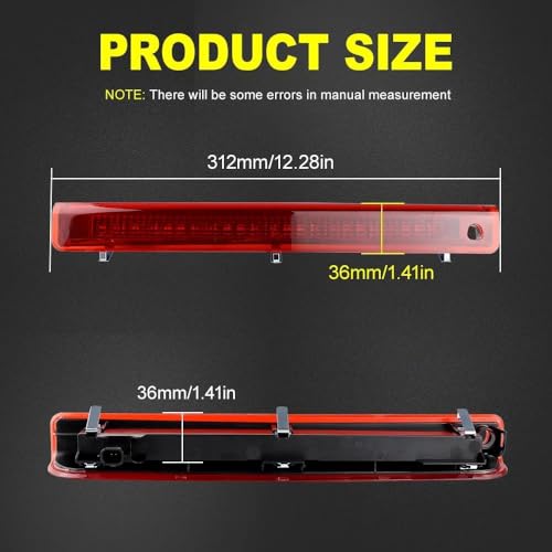Feu stop arrière Megane 3 hatchback de remplacement OEM 265900006R rouge