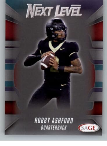 2026 Sage Low Series Silver #97 Robby Ashford NXL RC Rookie Wake Forest Demon Deacons NCAA Football Trading Card