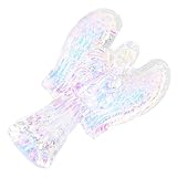 Decoración versátil: ideal para colocar en cualquier mesa de interior, mejora el atractivo estético de su , figuras de ángeles de cristal, centros de mesa de ángeles