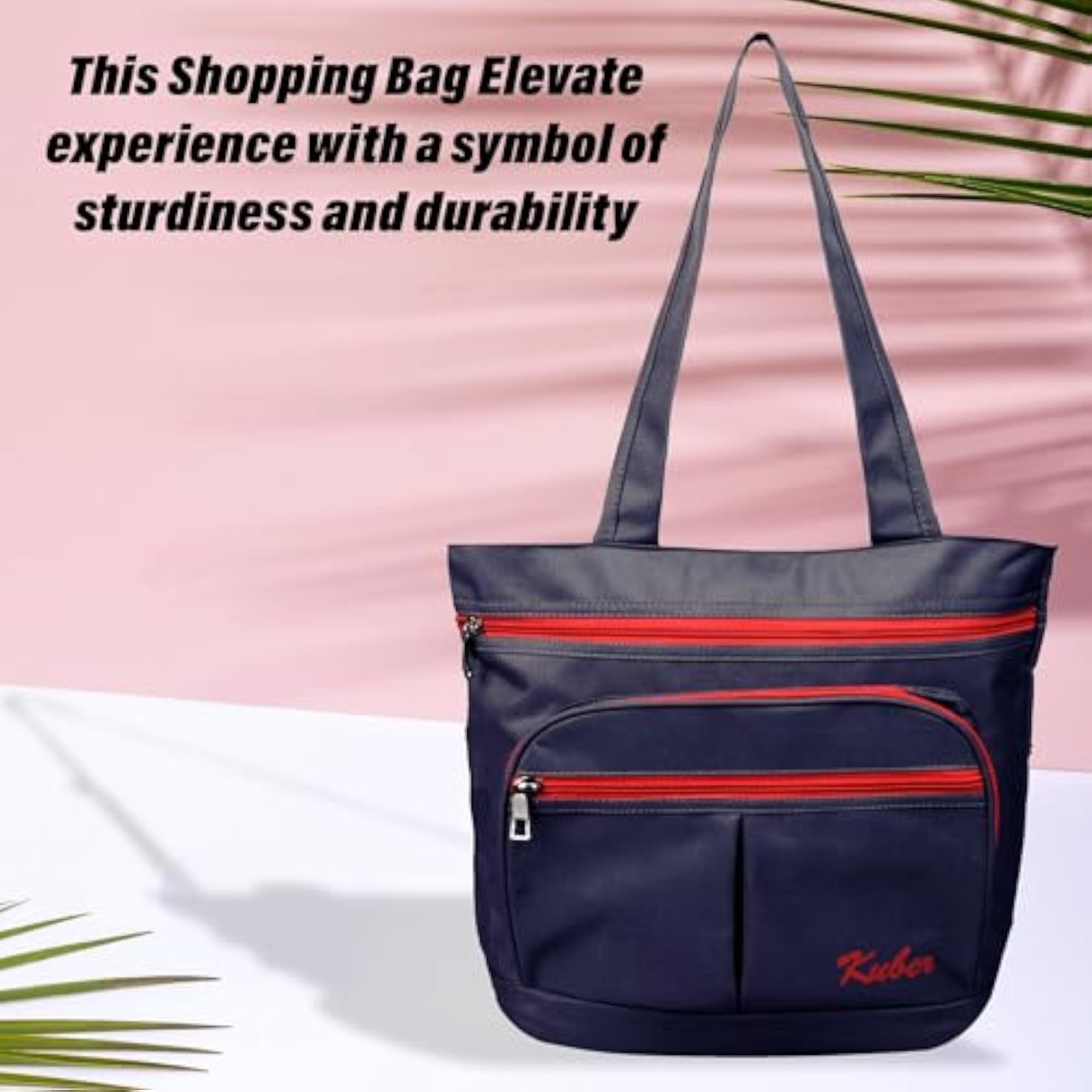 4 Compartment Grocery Shopping Bag, Pack of 2