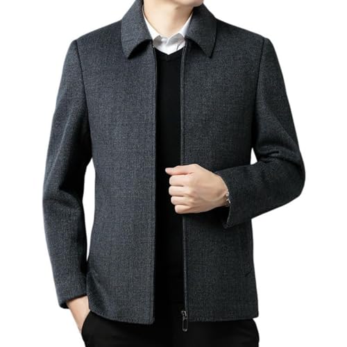 Veste courte en laine pour homme stylée au quotidien en automne hiver