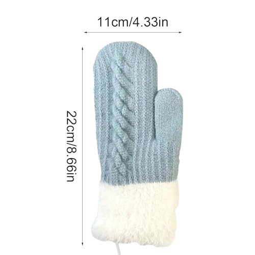 Guantes térmicos de invierno para esquí y excursiones al aire libre 2