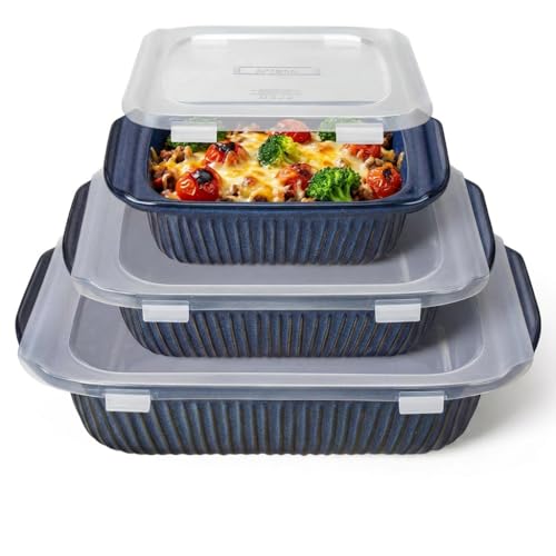 Artena Blue Ceramic Bakeware Set