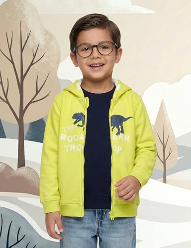 Image of Amazon Brand - Symbol Boys Hooded & Round Neck Full Sleeves Sweatshirts - 100% Soft Original Disney Print Sweatshirt for Boys