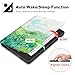 SCSVPN Case for Kindle Paperwhite 12th Generation 2024 & Kindle Colorsoft Signature Edition (7''), All-New Slim PU Leather Dual-Sided Magnetic Back Cover with Hand Strap Auto Sleep/Wake, Green Meadow