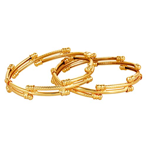 Plated Bracelet Bangles Set For Women (2.4)