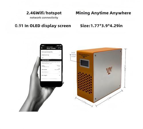 Image of New Lottery Miner LG07 Dogecoin Miner and Litecoin Miner Machine Asic Miner -11MH /S-25W-2.4GWifi-Ultal Scrypt Algorithm Crypto Miner for LTC /Doge /BEL /LKY /PEP /XVG- Low Power Consumption for Home use.