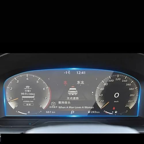 Film GPS Infiniti QX60 2022 en verre trempé anti-rayures 12,3 pouces