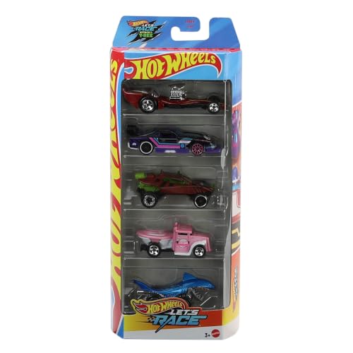 Hot Wheels Let's Race Coffret Jouets 5 Voitures et camions