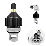 ✔️ 【Materiales de alta calidad】: este adaptador de bomba SUP está hecho de materiales de cobre y caucho de alta calidad, estructura sólida y ahorro de mano de obra, sello fuerte y antifugas. El adaptador de bomba eléctrica SUP utiliza un accesorio de válvula estándar para acoplarse con un compresor de aire o una bomba de bicicleta / neumático.