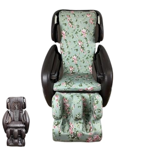 Massage Chair Cover,Full Body Shiatsu Massage Chair Cover Zero Gravity Chair Dust Cover Portable Massage Chair Cover Slip Protector Stretch Removable Shield(Green)